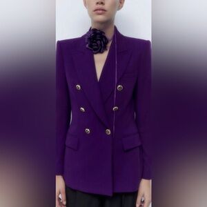 Zara Purple Blazer